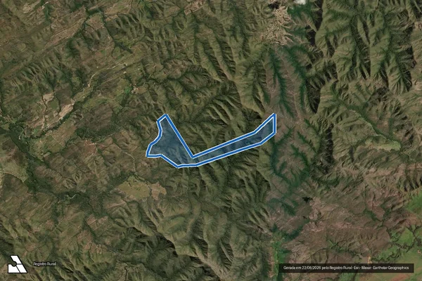 Imagem de satélite de FAZENDA ONÇA ? DESMEMBRADA - Parte 1 em Niquelândia - GO