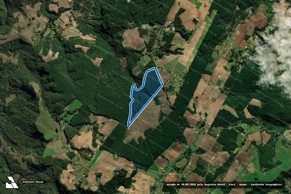 Imagem de satélite de Fazenda Limeira I - Gleba 03 em Alfredo Wagner - SC