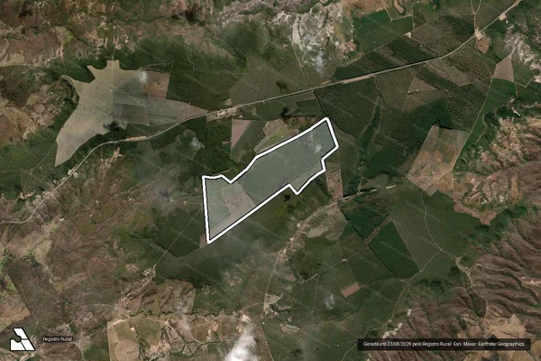 Imagem de satélite de FAZENDA VEREDA DO SACO E GERAIS - Parte 1 em Salinas - MG