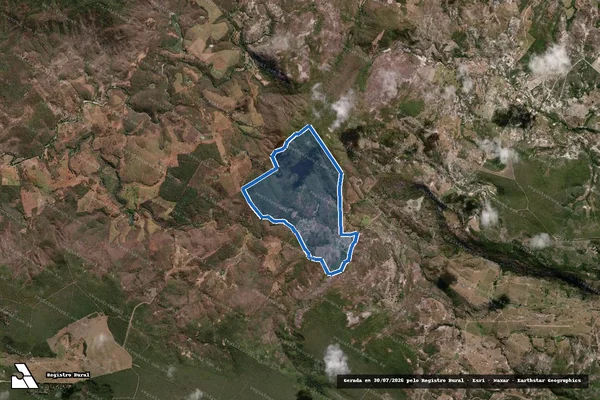 Imagem de satélite de FAZENDA RIACHINHO - Parcela 1 em Rubelita - MG