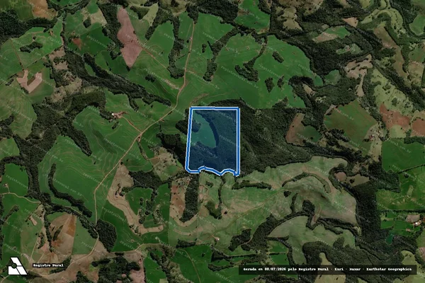 Imagem de satélite de FAZENDA PARAISO III - MAT_400 em Iretama - PR