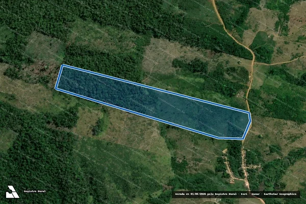 Imagem de satélite de LOTE 24 - PA RIO CURURUÍ - GLEBA TUERÊ - Parte 1 em Pacajá - PA