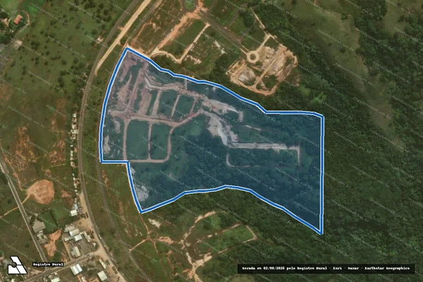 Imagem de satélite de FAZENDA TRÊS BARRAS L.D. BARREIRO - Gleba 02 em Mineiros - GO