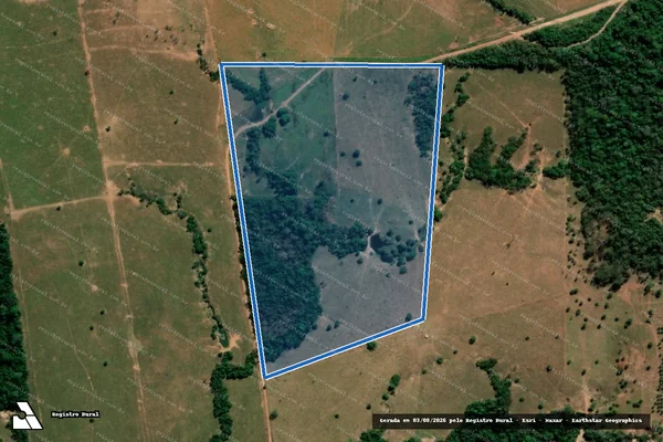 Imagem de satélite de Lote 01A, Gleba Lote 74, Setor Rio do Ouro, Gleba Corumbiara, P.F. Corumbiara - Parte 1 em Chupinguaia - RO