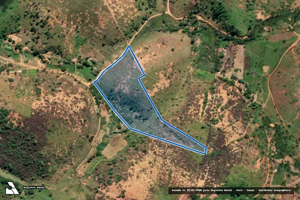 Imagem de satélite de SITIO CGO PRETO - 001 em Alpercata - MG