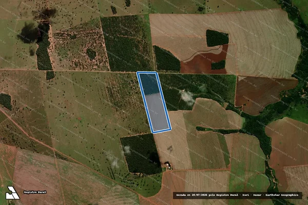 Imagem de satélite de Fazenda Retirinho/Quinhão 3 ? TT1 - Parte 1 em Bandeirantes - MS