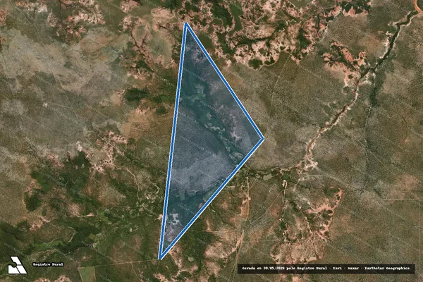 Imagem de satélite de FAZENDA SANTA TERESA I - GLEBA 2 - Parcela 1 em Barreiras do Piauí - PI