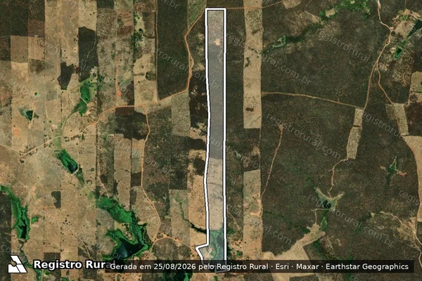 Imagem de satélite de SÍTIO BAIXA DA AREIA ? PARCELA 15 - Parte 1 em Cedro - CE
