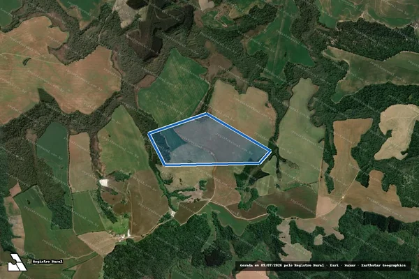 Imagem de satélite de Fazenda Jerivá IV - Parte 1 em Ivaí - PR