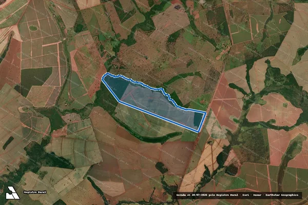 Imagem de satélite de FAZENDA SÃO PEDRO E BOA ESPERANÇA - GLEBA 01 em Ituiutaba - MG