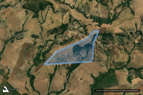 Imagem de satélite de FAZENDA SAN MARINO I - 001 em Jussara - GO