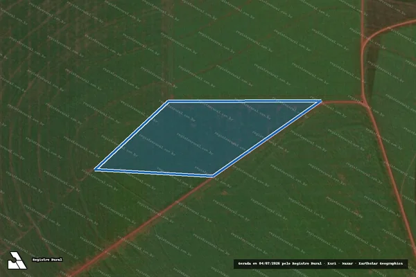 Imagem de satélite de Lote n° 11-A, subdivisão do lote n° 11, da Gleba n° 25, do Imóvel Cinco Mil - Lote n° 11-A, subdivisão do lote n° 11, da Gleba n° 25, do Imóvel Cinco Mil em Palotina - PR