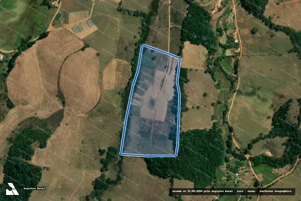 Imagem de satélite de Bananeiras - Parte 1 em Senhora dos Remédios - MG