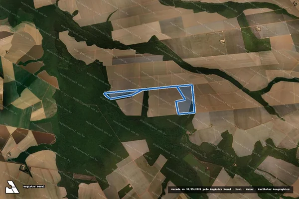 Imagem de satélite de FAZENDA SANTA CÂNDIDA ? LOTE II - FAZENDA SANTA CÂNDIDA - LOTE IIB em Sorriso - MT