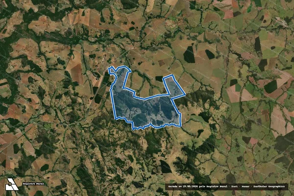 Imagem de satélite de FAZENDA PALMEIRAS em Guapó - GO