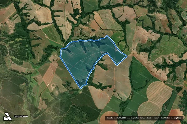 Imagem de satélite de Fazenda São Roque  - Parte 1 em Itapetininga - SP
