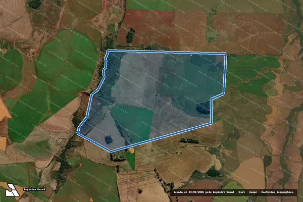 Imagem de satélite de Fazenda Wm - Parte 8 em São Borja - RS