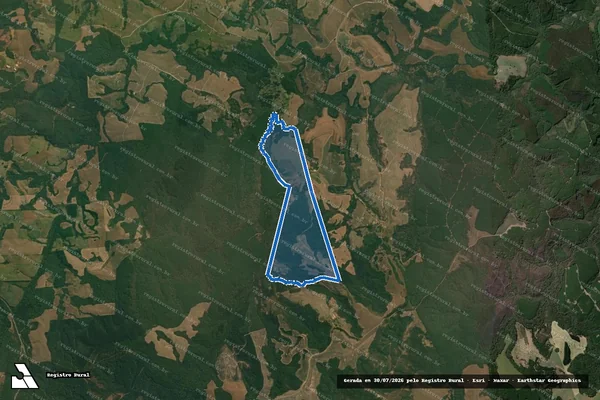Imagem de satélite de Fazenda Morro Chato - Fazenda Morro Chato em Tibagi - PR
