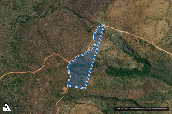 Imagem de satélite de FAZENDA BURITI DOS ALMEIDAS - Parte 2 em Buenópolis - MG