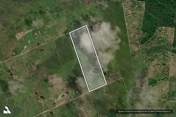 Imagem de satélite de PA 1º DE MARÇO - LOTE 117 - Parte 1 em São João do Araguaia - PA