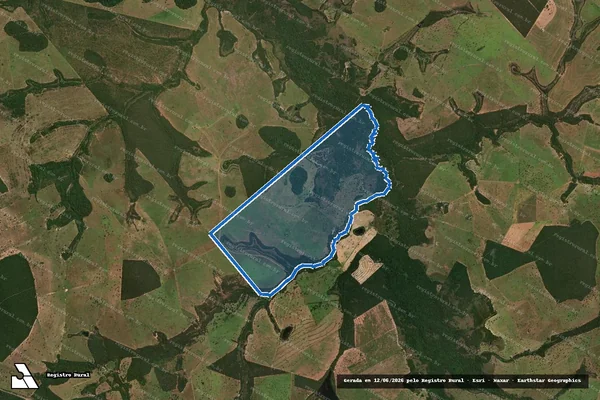 Imagem de satélite de FAZENDA TEXAS - Parte 1 em Alcinópolis - MS