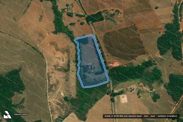 Imagem de satélite de SITIO CAPÃO DA EMBIRA - SITIO CAPÃO DA EMBIRA em Nazareno - MG