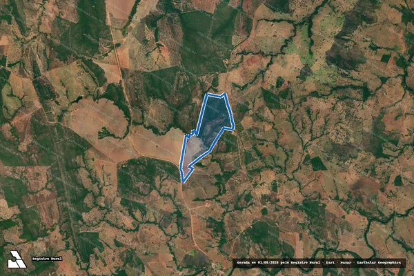 Imagem de satélite de FAZENDA PARAÍSO II - Parcela 1 em Minaçu - GO