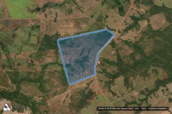 Imagem de satélite de FAZENDA DOIS IRMÃOS - Parte 1 em Araguaçu - TO