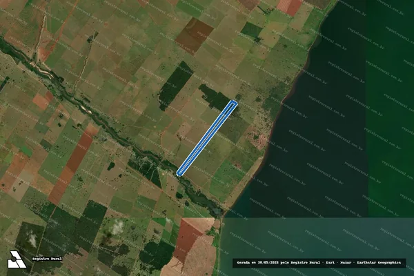 Imagem de satélite de Fazenda Boa Esperança II em Bataguassu - MS