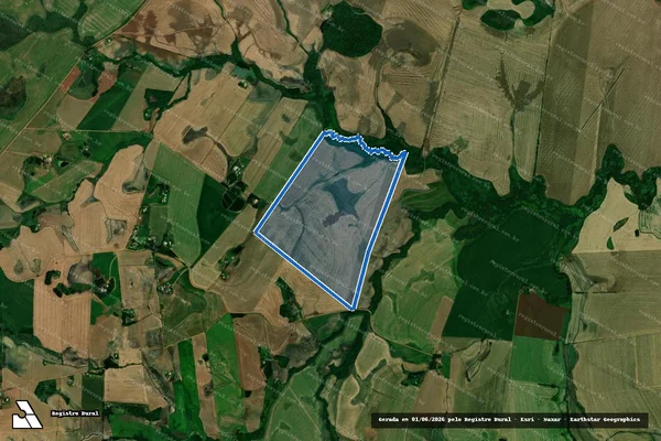 Imagem de satélite de Fazenda Santa Helena - J. Antonio - Fazenda Santa Helena ? J. Antônio em Boa Vista do Incra - RS