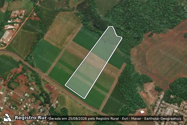 Imagem de satélite de lote rural 171-A ? 4ª secção Turvo - lote rural 171-A ? 4ª secção Turvo em Três Passos - RS