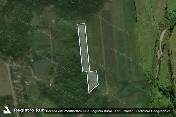 Imagem de satélite de SÍTIO RADUENZ - SÍTIO RADUENZ - GLEBA B em Schroeder - SC