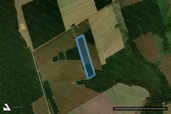 Imagem de satélite de Lote 21, Fazenda Boa Sorte, Gleba Boa Sorte - Lote 21 B em Comodoro - MT