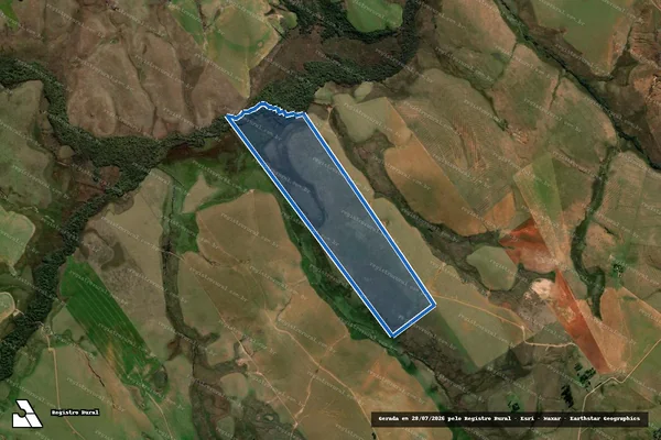 Imagem de satélite de Chácara Tapera - Chácara Tapera em Rosário do Sul - RS