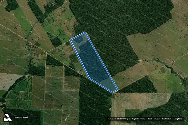 Imagem de satélite de SITIO BOA VISTA LOTE 30 GB. 05 PF GM GB. CONCEIÇÃO ? ST SÃO DOMINGOS - Parcela 1 em Costa Marques - RO