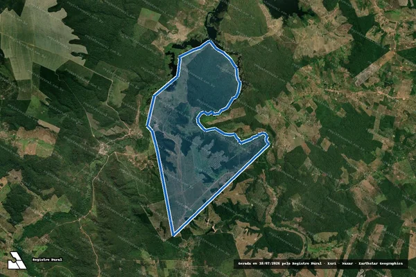Imagem de satélite de FORTALEZA DE BAIXO em Tuntum - MA