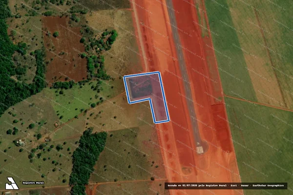 Imagem de satélite de Aeroporto Municipal de Tangara da Serra - 03 em Tangará da Serra - MT
