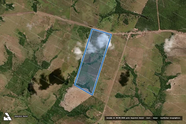 Imagem de satélite de Lote 16 Gleba K, Projeto Integrado de Colonização Bernardo Sayão - Lote 16 em Arapoema - TO