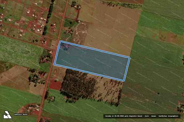 Imagem de satélite de Projeto de Assentamento Eldorado II - Lote  633 em Sidrolândia - MS