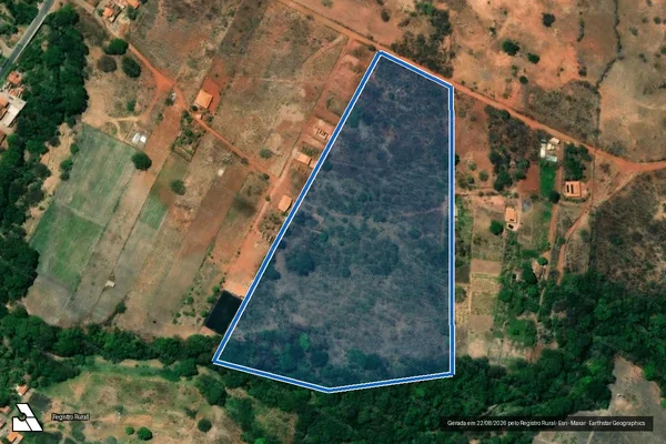 Imagem de satélite de FAZENDA CASA VELHA - Parte 1 em Serranópolis de Minas - MG