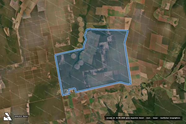 Imagem de satélite de FAZENDA ITANORTE - GLEBA "B" / Mat. nº: 2.849 “B” em Campo Novo do Parecis - MT