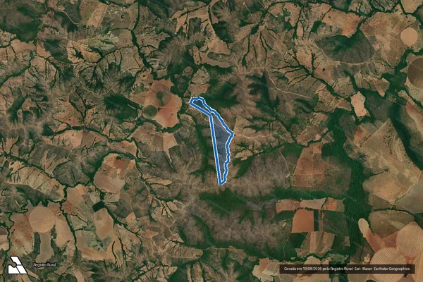 Imagem de satélite de Fazenda Comprido - PARTE 1 em Guarda-Mor - MG