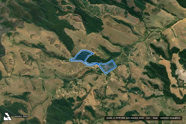Imagem de satélite de Fazenda Campo Alegre ? Parte Desmembrada - Área Remanescente em Arapeí - SP
