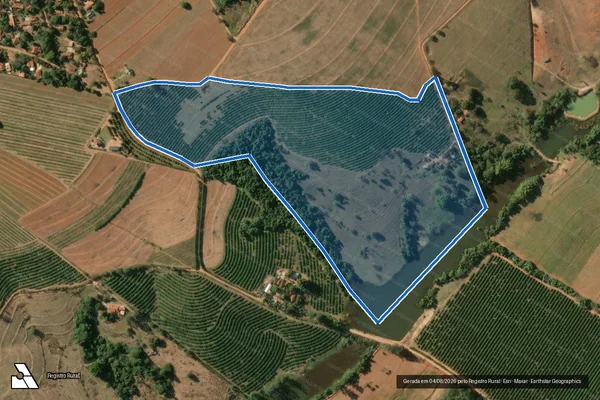 Imagem de satélite de Sítio Palmeiral - PARTE 1 em Mogi Guaçu - SP
