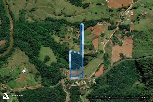 Imagem de satélite de SITIO FERNANDO MORO ll - SITIO FERNANDO MORO LL em Siderópolis - SC