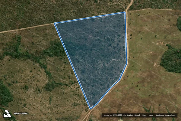 Imagem de satélite de Fazenda Peraputanga - Parte 1 em Nova Brasilândia - MT
