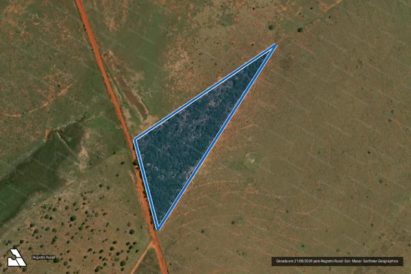 Imagem de satélite de FAZENDA BURITI - Gleba 1 em Três Lagoas - MS
