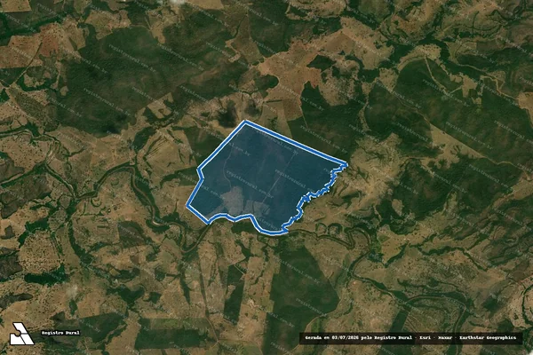 Imagem de satélite de Fazenda Oriente - . em Poxoréu - MT