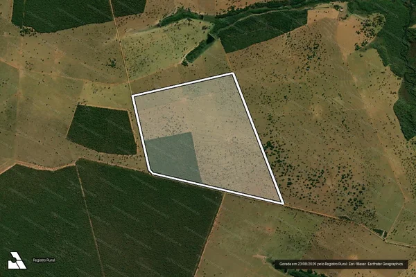 Imagem de satélite de Fazenda Nossa Senhora Aparecida II - Faz Nossa Senhora Aparecida II - Gleba B em Água Clara - MS