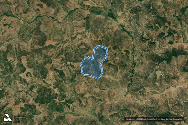Imagem de satélite de FAZENDA BOA VISTA - Parte 12 em Pescador - MG